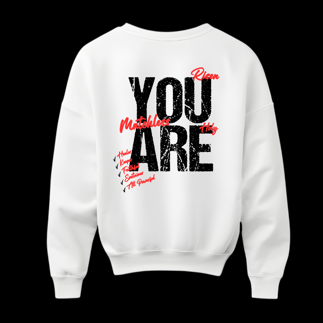 Reasons - White Sweatshirt